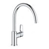 Grohe Single Lever Sink Mixer, 3136810F, BauLoop, Metal, Starlight Chrome Finish