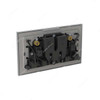 ABB Double Pole Switched Socket With LED, AM240147-DU, Millenium, 2 Gang, 13A, Dune Sand