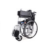CL Medical Manual Wheelchair, DW-MW03, 56CM Width x 85CM Height, 100 Kg Loading Capacity, Black