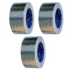 Reinforced Aluminum Foil Tape, 2 Inch Width x 20 Yards Length, Silver, 24 Rolls/Carton