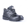 Hillson Double Density Steel Toe Safety Shoes, HRCKLND, Rockland, Leather, High Ankle, Size44, Black