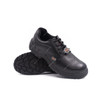 Hillson Mono Density Steel Toe Safety Shoes, HARGLA, Argo, Leather, Low Ankle, Size43, Black