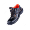 Hillson Single Density Steel Toe Safety Shoes, HBSTNLA, Beston, Synthetic Leather, Low Ankle, Size40, Black