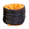 Aqson Flexible Ventilation Duct, PVC, 5 Mtrs Length, Orange/Black