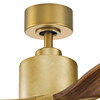 Kichler LED Ceiling Fan, 300027-NBR, Ridley II, 57W, 3 Blade, 52 Inch Blade Dia, Natural Brass