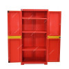 Nilkamal Freedom Mini Medium Freestanding Storage Cabinet, 4 Shelves, Plastic, Bright Red/Yellow