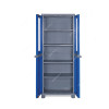 Nilkamal Freedom Big 2 Freestanding Storage Cabinet, 5 Shelves, Plastic, Deep Blue/Grey