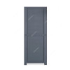 Nilkamal Freedom Big 2 Freestanding Storage Cabinet, 5 Shelves, Plastic, Deep Blue/Grey