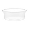 Hotpack Microwaveable Food Container With Lid, PPMC1000MC250X10, Polypropylene, Smoky White, 10 Pcs/Set