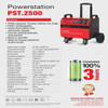 Euroboor Professional Portable Power Station, PST-2500, 3000W, 220V