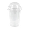 Khaleej Pack Disposable Cup With Dome Lid, PET, 12 Oz, 92MM Dia, Clear, 50 Pcs/Pack