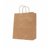 The Paperpack Paper Bag With Twisted Handle, 35CM Length x 18CM Width x 32CM Height, Brown, 50 Pcs/Pack