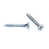 Self Tapping Screw, Zinc Plated, Countersunk Head, M10 Thread Dia x 3 Inch Length, 250 Pcs/Pack