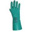Honeywell Chemical Resistant Gloves, LA132G-10XL, NitriGuard Plus, Nitrile Coated, Size10, Green