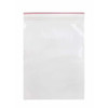Ziplock Bag, Plastic, 12 Inch Width x 18 Inch Length, 100 Micron, Clear, 100 Pcs/Pack