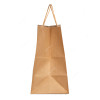 Square Bottom Paper Bag With Handles, 30CM Height x 29CM Width x 16CM Depth, Brown, 200 Pcs/Pack