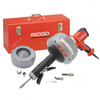 Ridgid Drain Cleaner With Autofeed, K-45AF-5, 230V, 3/4 to 2-1/2 Inch Pipe Dia, 25 Feet of 5/16 Inch Cable Drum Capacity