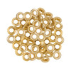 Eyelet Ring, Metal, 4MM Hole Dia x 10MM Outer Dia, Gold, 100 Pcs/Pack