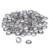 Eyelet Ring, Metal, 4MM Hole Dia x 10MM Outer Dia, Silver, 100 Pcs/Pack