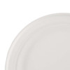 Bio-Degradable Round Plate, 7 Inch Dia, White, 1000 Pcs/Pack