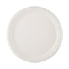 Bio-Degradable Round Plate, 10 Inch Dia, White, 500 Pcs/Pack  -    