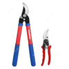 Workpro Pruner Tools Set, WP204500, S50C Carbon Steel/TPR, 2 Pcs/Set