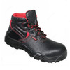 Lancer High Ankle Labor Safety Shoes, TP-109, Model S, Genuine Leather, S1P SRA, Size39, Black