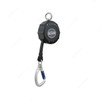 Jech Self Retractable Fall Arrester, SRL-10, ABS, 10 Mtrs Length, 100 Kg Weight Capacity, Black