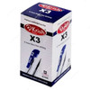 Krish Ball Pen, X3, 0.7MM Tip Size, Blue, 50 Pcs/Pack