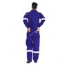Prime Captain Permanent Flame Retardant Jacket/Trouser, FRPS300, 100% Cotton, 300 GSM, L, Blue