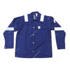 Prime Captain Permanent Flame Retardant Jacket/Trouser, FRPS300, 100% Cotton, 300 GSM, L, Blue
