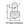 Spraytech EI Series Static Spray Ball Stainless Steel and Plastic Versions