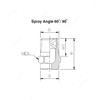 Spraytech DD Series Full Cone Spray Nozzles - Square Pattern
