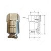 Spraytech DD Series Full Cone Spray Nozzles - Square Pattern