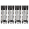 Deli Whiteboard Marker, EU00220, 2-5MM Tip Size, Black, 12 Pcs/Pack