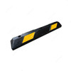 Wheel Stopper, CH-20005, Rubber, 100MM Height x 150MM Width x 900MM Length, Black/Yellow