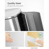 Akc Pedal Trash Bin, SS34-50, Stainless Steel, 50 Ltrs, Silver