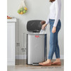 Akc Pedal Trash Bin, SS34-50, Stainless Steel, 50 Ltrs, Silver