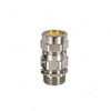 Warrior Explosion Proof Double Compression Cable Gland Set, Brass, IP68, M16 Thread Size, 5-16MM Wire Range
