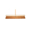 Swish Garden Yard Coco Broom With 120CM Wooden Handle, 12 Inch, Natural