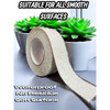 Anti-Slip Tape With Rubber Particles, 50MM Width x 5 Mtrs Length, White