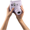 Instax Fujifilm Mini 12 Instant Camera, 62 x 46MM Print Size, 0.3 Mtrs Focus Range, Lilac Purple