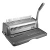 Deli Manual Comb Binding Machine, 3873, Metal, 425 Sheets Binding Capacity, Dark Grey