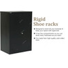 Rigid 3 Shelves Shoe Rack, Metal, 90CM Height x 60CM Width x 40CM Depth, 50 Kg Capacity, Black Rigid 3 Shelves Shoe Rack, Metal, 90CM Height x 60CM Width x 40CM Depth, 50 Kg Capacity, Black