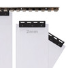 Stainless Steel Rail With 5 Pcs Clip, 1 Mtr Length