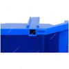Excellent Plastic Storage Bin, EP008, Polypropylene, 17.5CM Height x 21.5CM Width x 37CM Length, Blue Excellent Plastic Storage Bin, EP008, Polypropylene, 17.5CM Height x 21.5CM Width x 37CM Length, Blue