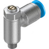 Festo One-Way Flow Control Valve, 193138, 0.2-10 Bar, 165 Ltr/Min Flow Rate