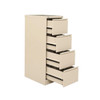 Rigid Vertical Filing Cabinet, RGD-14S, CRCA Steel, 4 Drawer, 1320MM Height x 465MM Width x 620MM Length, Beige