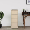 Rigid Vertical Filing Cabinet, RGD-14S, CRCA Steel, 4 Drawer, 1320MM Height x 465MM Width x 620MM Length, Beige