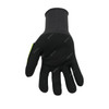Ringers Light Duty Nitrile Coated Knitted Gloves, R840, Size6, Black/Green
